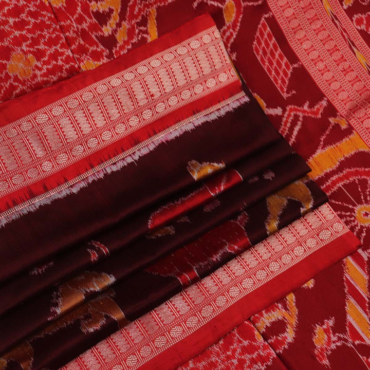 Handloom Sambalpuri Ikkat Silk Saree Handloom Saree_Sambalpuri Silk Priyadarshini Handloom