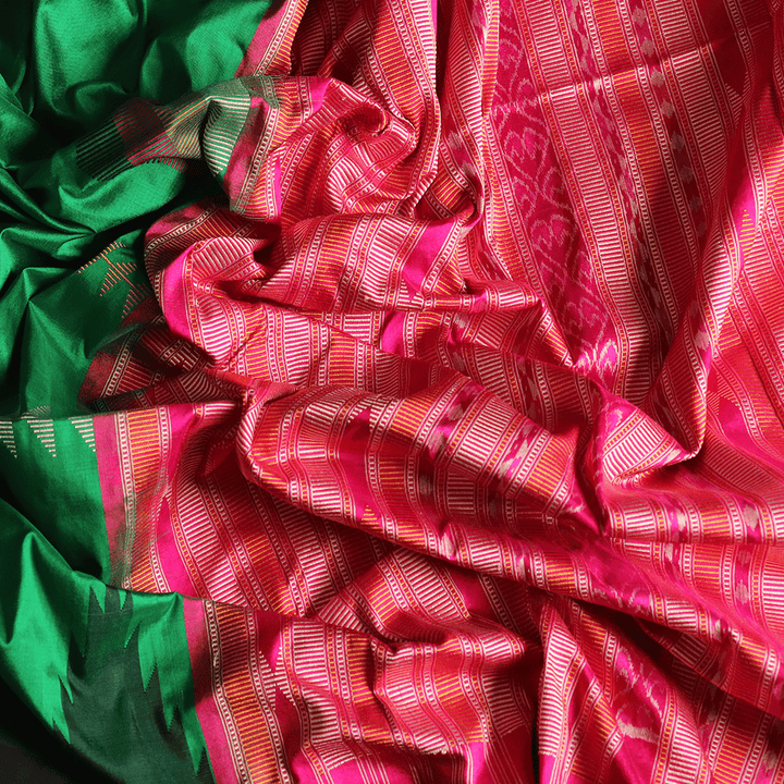 Handloom Sambalpuri Ikkat Silk Saree Handloom Saree_Sambalpuri Silk Priyadarshini Handloom