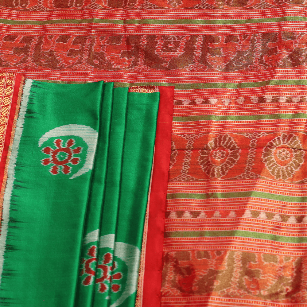 Handloom Sambalpuri Ikkat Silk Saree Handloom Saree_Sambalpuri Silk Priyadarshini Handloom