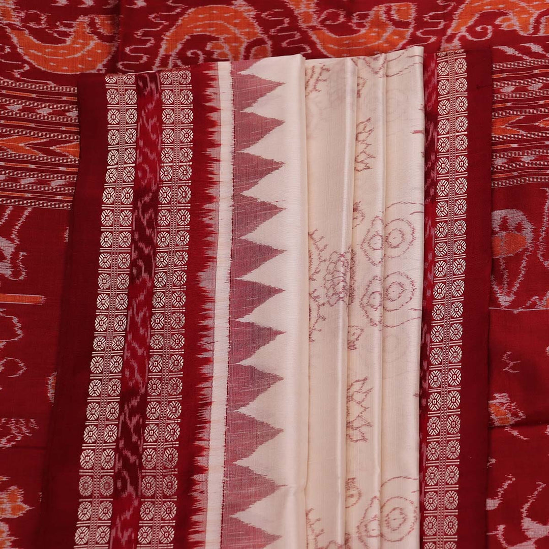 Handloom Sambalpuri Ikkat Silk Saree Handloom Saree_Sambalpuri Silk Priyadarshini Handloom