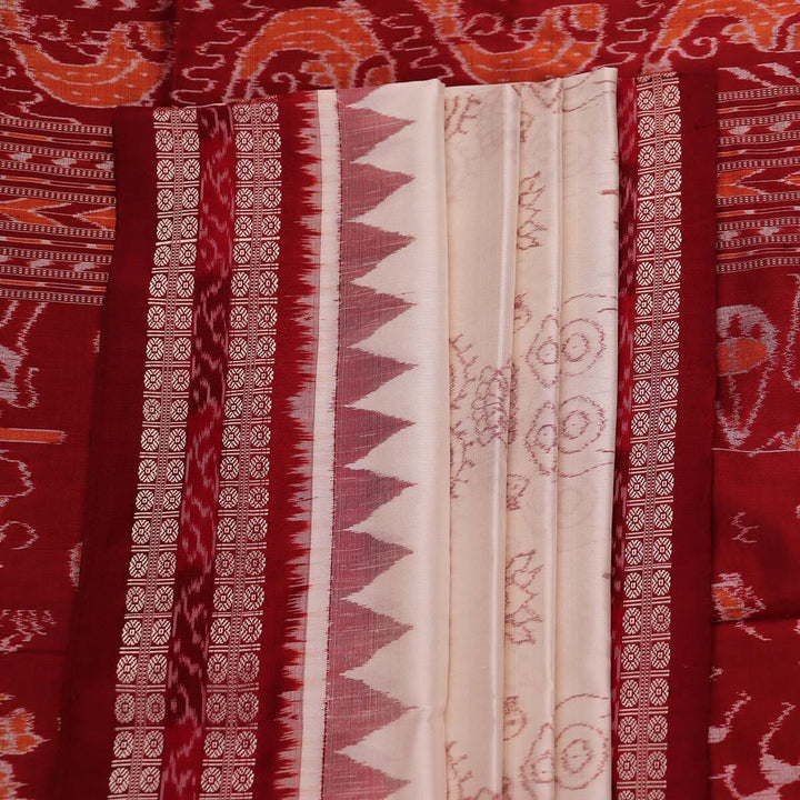 Handloom Sambalpuri Ikkat Silk Saree Handloom Saree_Sambalpuri Silk Priyadarshini Handloom