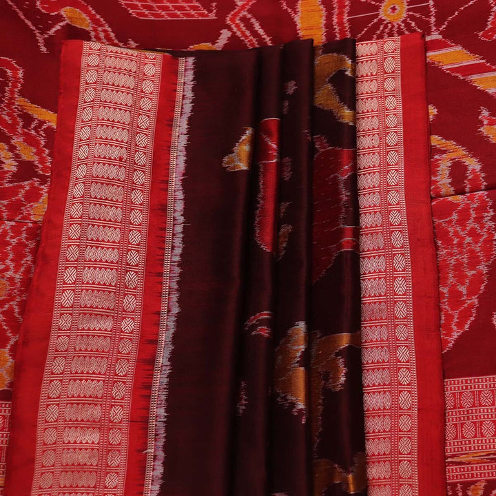 Handloom Sambalpuri Ikkat Silk Saree Handloom Saree_Sambalpuri Silk Priyadarshini Handloom