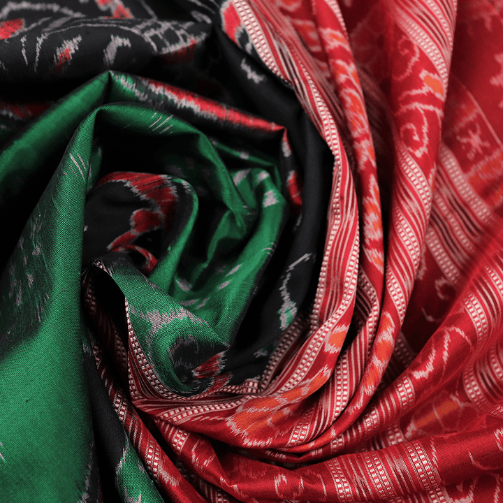 Handloom Sambalpuri Ikkat Silk Saree Handloom Saree_Sambalpuri Silk Priyadarshini Handloom