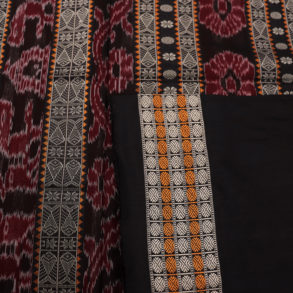 Handloom Sambalpuri Ikkat Silk Saree Handloom Saree_Sambalpuri Silk Priyadarshini Handloom