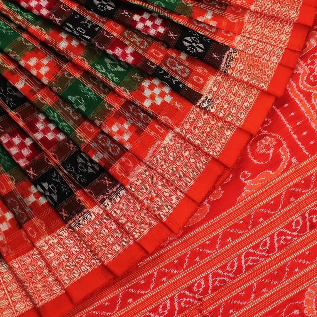 Handloom Sambalpuri Ikkat Silk Saree Handloom Saree_Sambalpuri Silk Priyadarshini Handloom