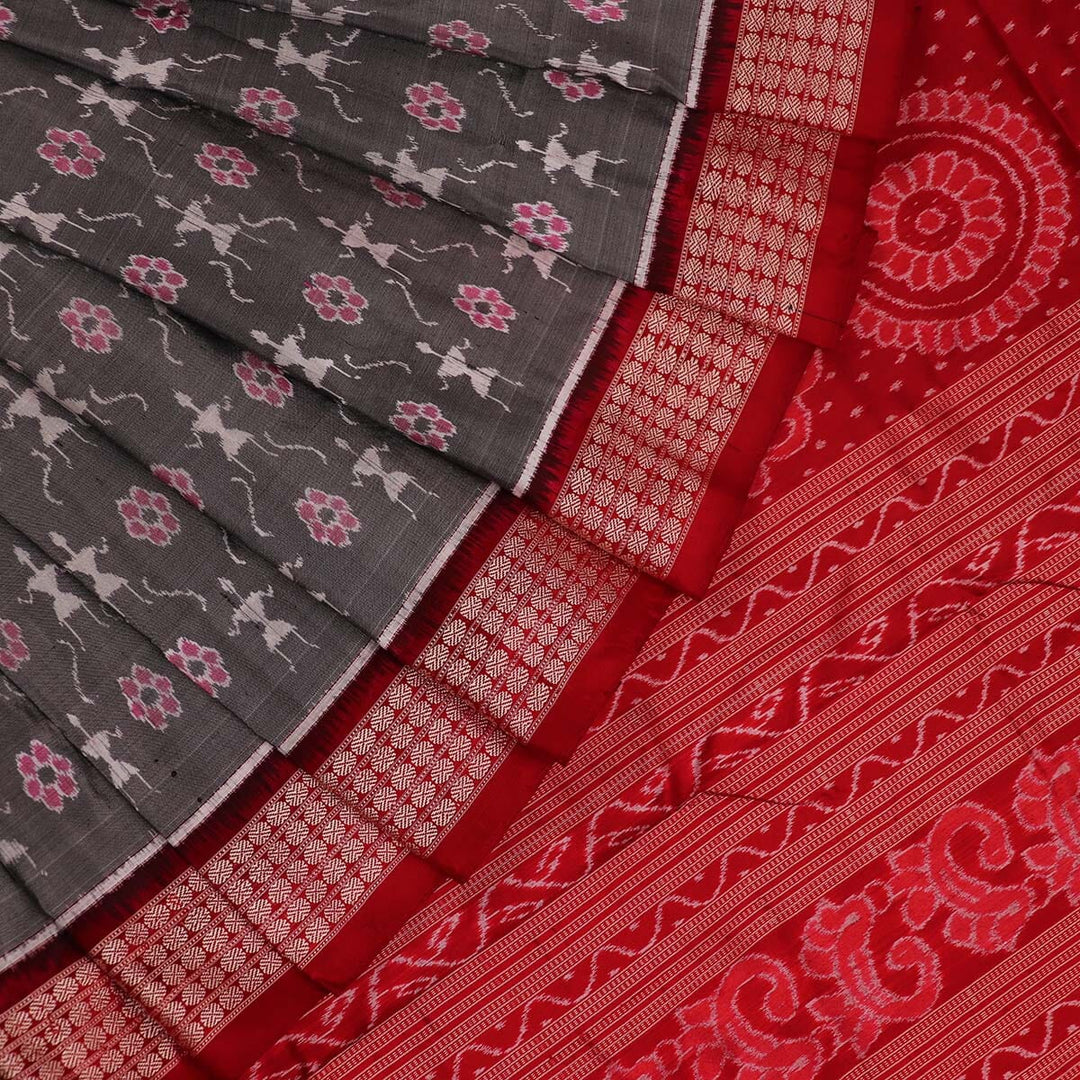 Handloom Sambalpuri Ikkat Silk Saree Handloom Saree_Sambalpuri Silk Priyadarshini Handloom