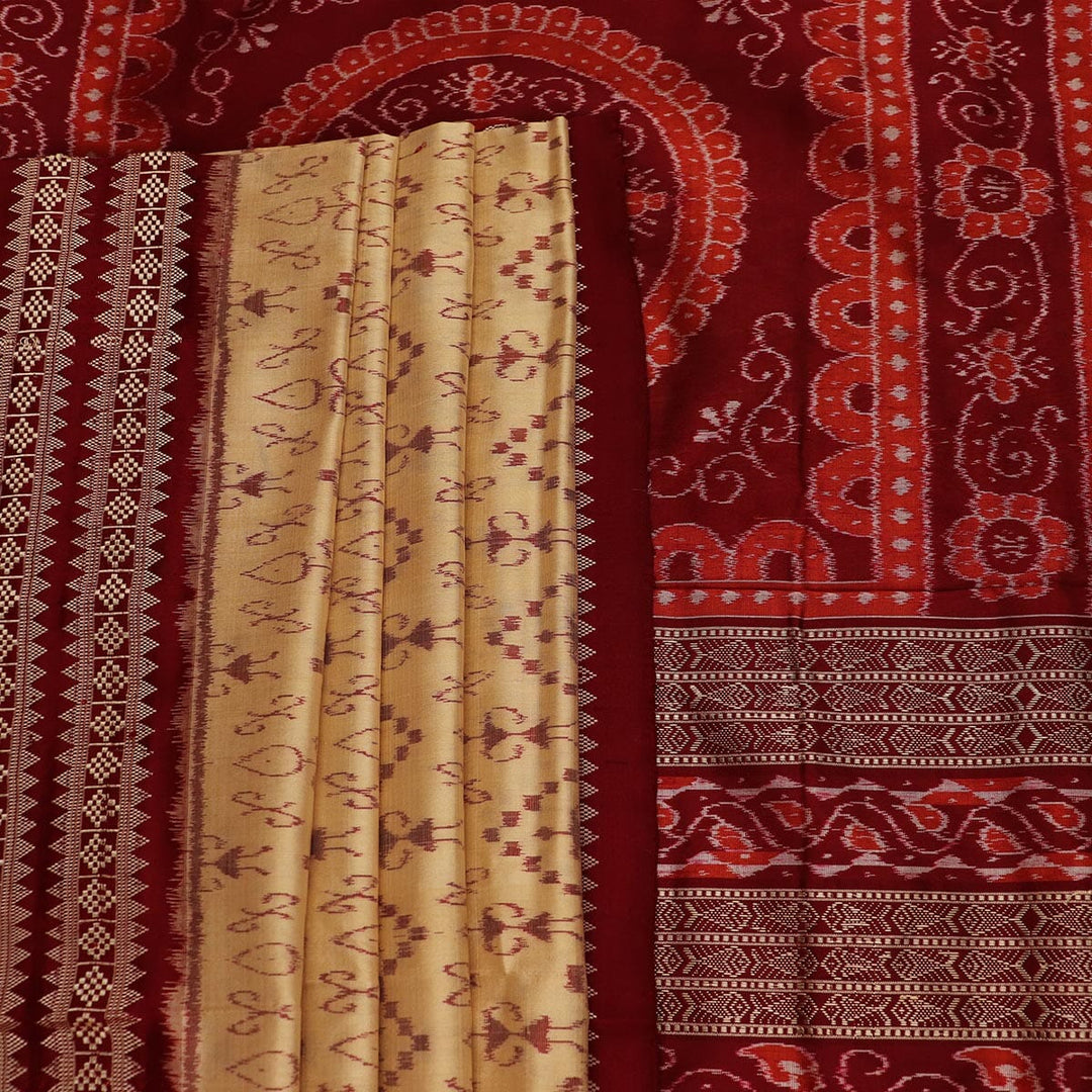 Handloom Sambalpuri Ikkat Silk Saree Handloom Saree_Sambalpuri Silk Priyadarshini Handloom