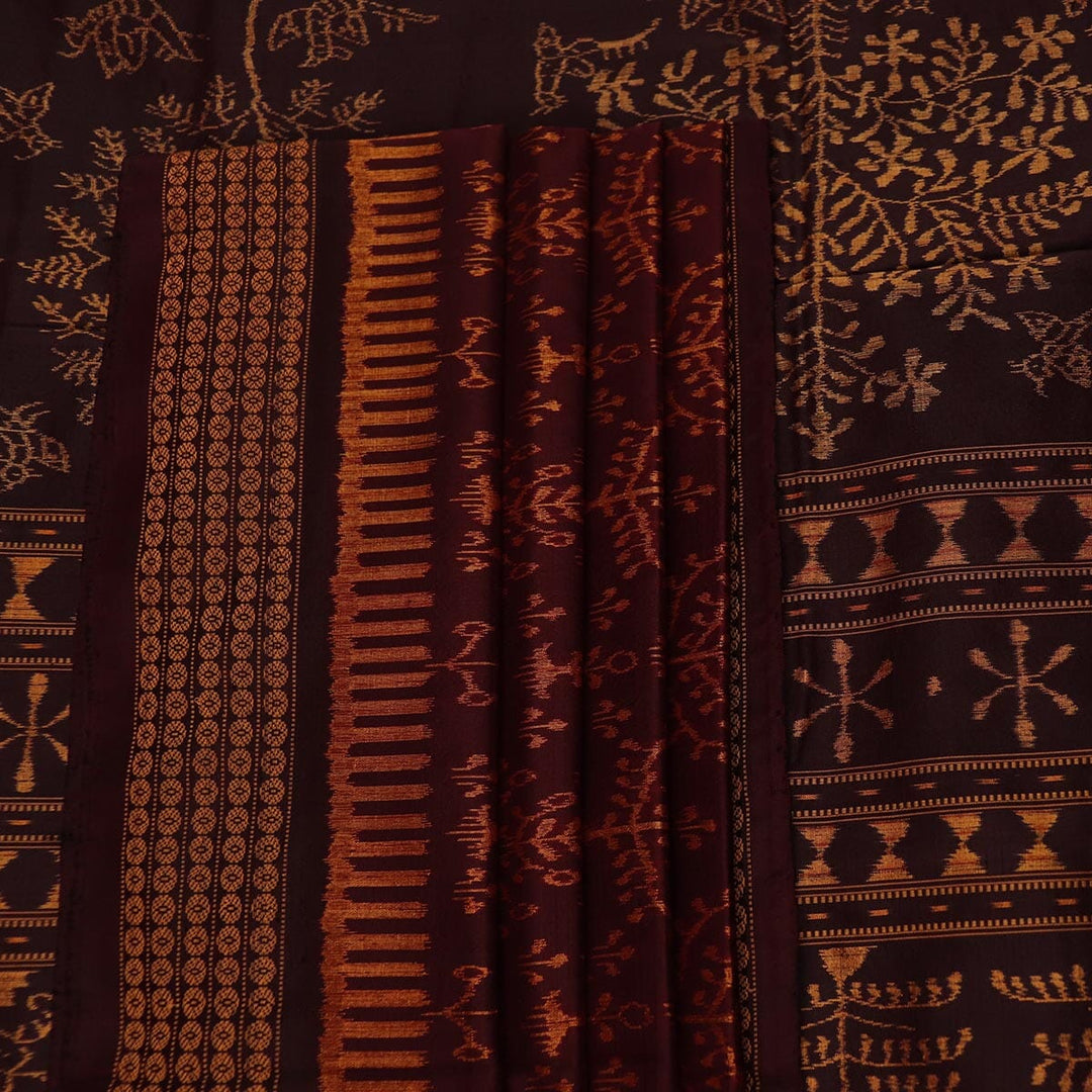 Handloom Sambalpuri Ikkat Silk Saree Handloom Saree_Sambalpuri Silk Priyadarshini Handloom