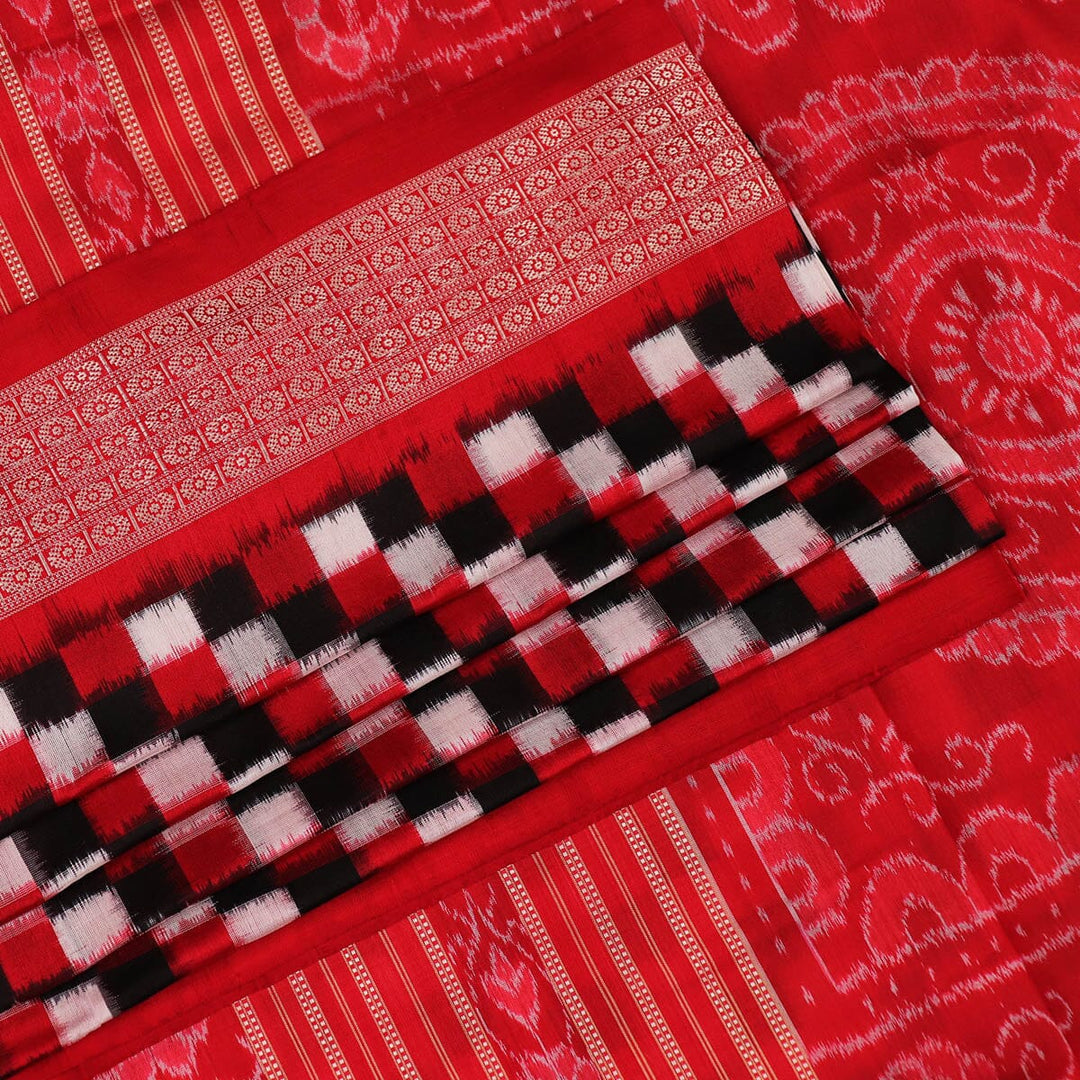 Handloom Sambalpuri Ikkat Silk Saree Handloom Saree_Sambalpuri Silk Priyadarshini Handloom
