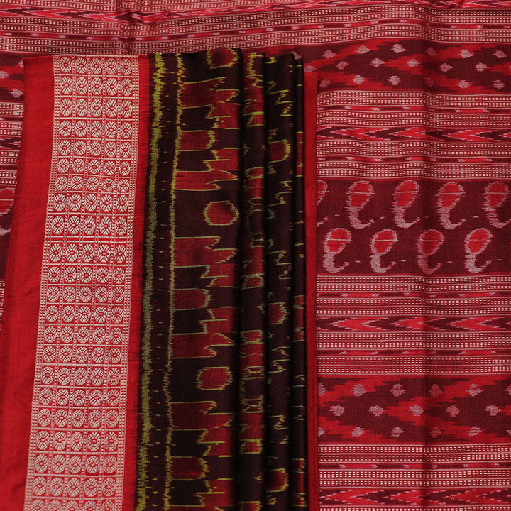 Handloom Sambalpuri Ikkat Silk Saree Handloom Saree_Sambalpuri Silk Priyadarshini Handloom