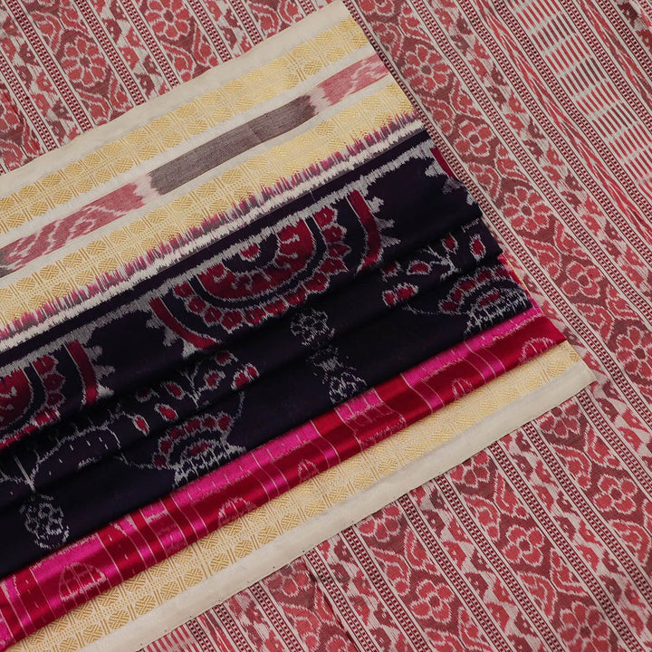 Handloom Sambalpuri Ikkat Silk Saree Handloom Saree_Sambalpuri Silk Priyadarshini Handloom