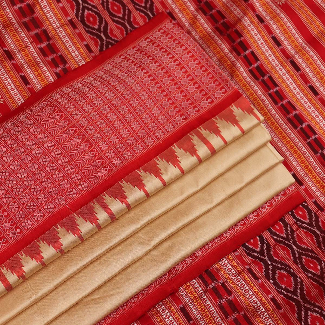 Handloom Sambalpuri Ikkat Silk Saree Handloom Saree_Sambalpuri Silk Priyadarshini Handloom