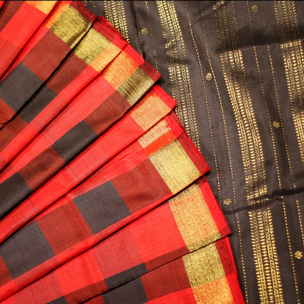 Handloom Sambalpuri Ikkat Silk Saree Handloom Saree_Sambalpuri Silk Priyadarshini Handloom