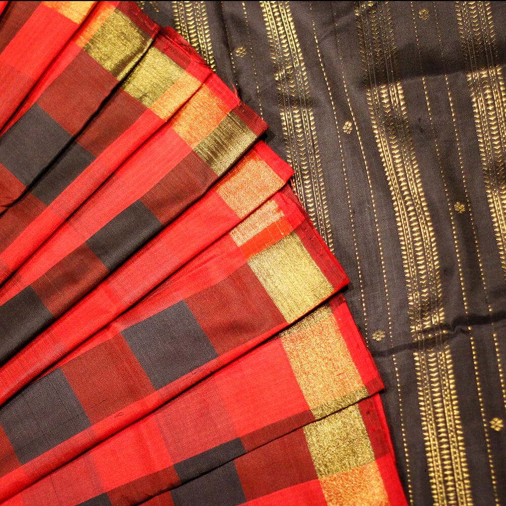 Handloom Sambalpuri Ikkat Silk Saree Handloom Saree_Sambalpuri Silk Priyadarshini Handloom 