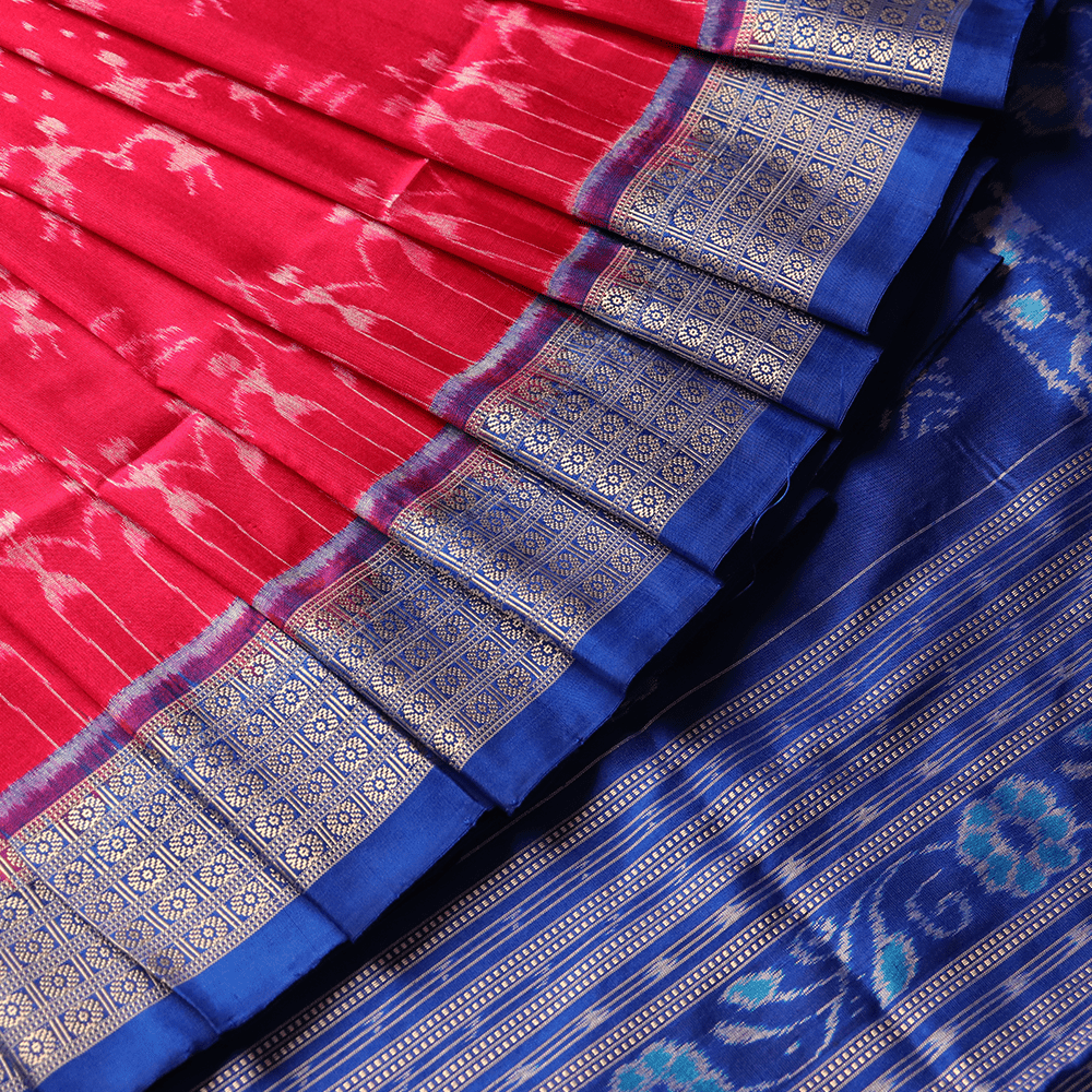 Handloom Sambalpuri Ikkat Silk Saree Handloom Saree_Sambalpuri Silk Priyadarshini Handloom 