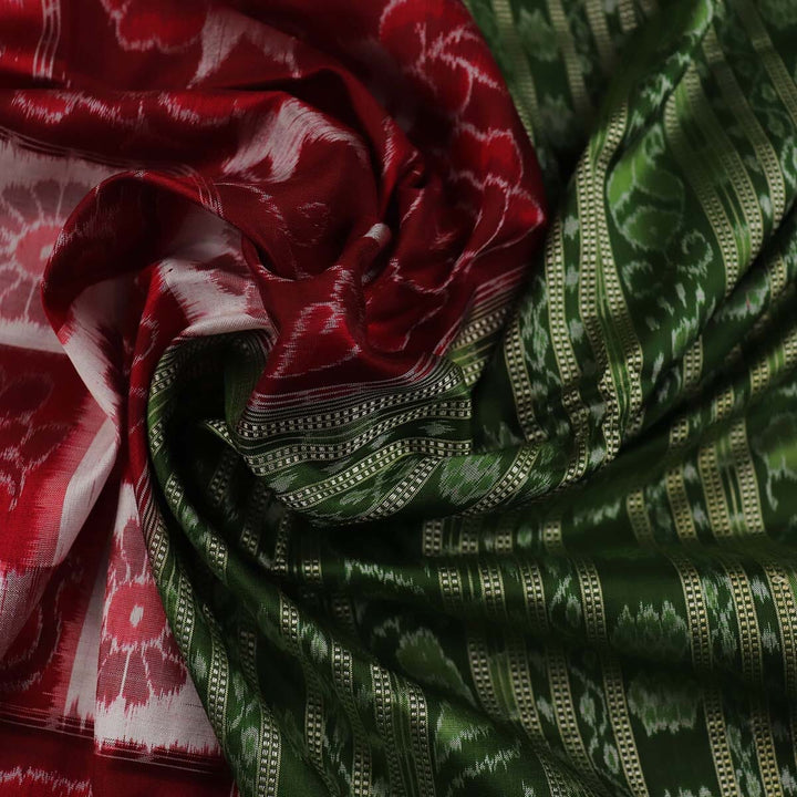 Handloom Sambalpuri Ikkat Silk Saree Handloom Saree_Sambalpuri Silk Priyadarshini Handloom