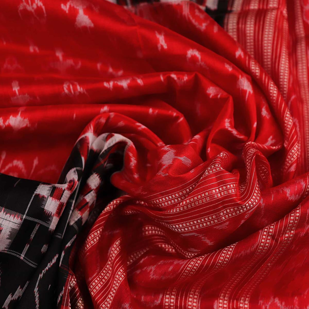 Handloom Sambalpuri Ikkat Silk Saree Handloom Saree_Sambalpuri Silk Priyadarshini Handloom
