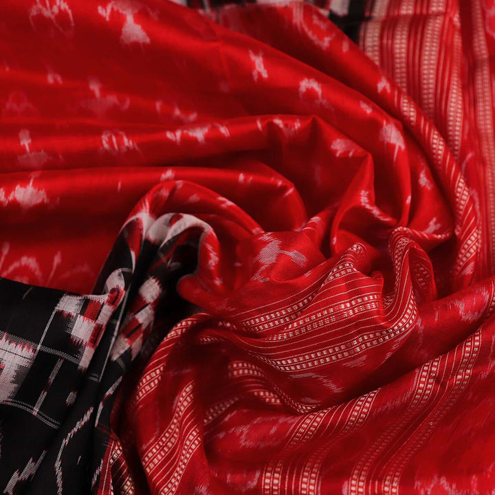 Handloom Sambalpuri Ikkat Silk Saree Handloom Saree_Sambalpuri Silk Priyadarshini Handloom