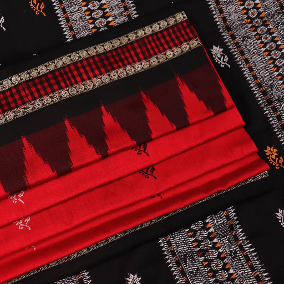 Handloom Sambalpuri Ikkat Silk Saree Handloom Saree_Sambalpuri Silk Priyadarshini Handloom