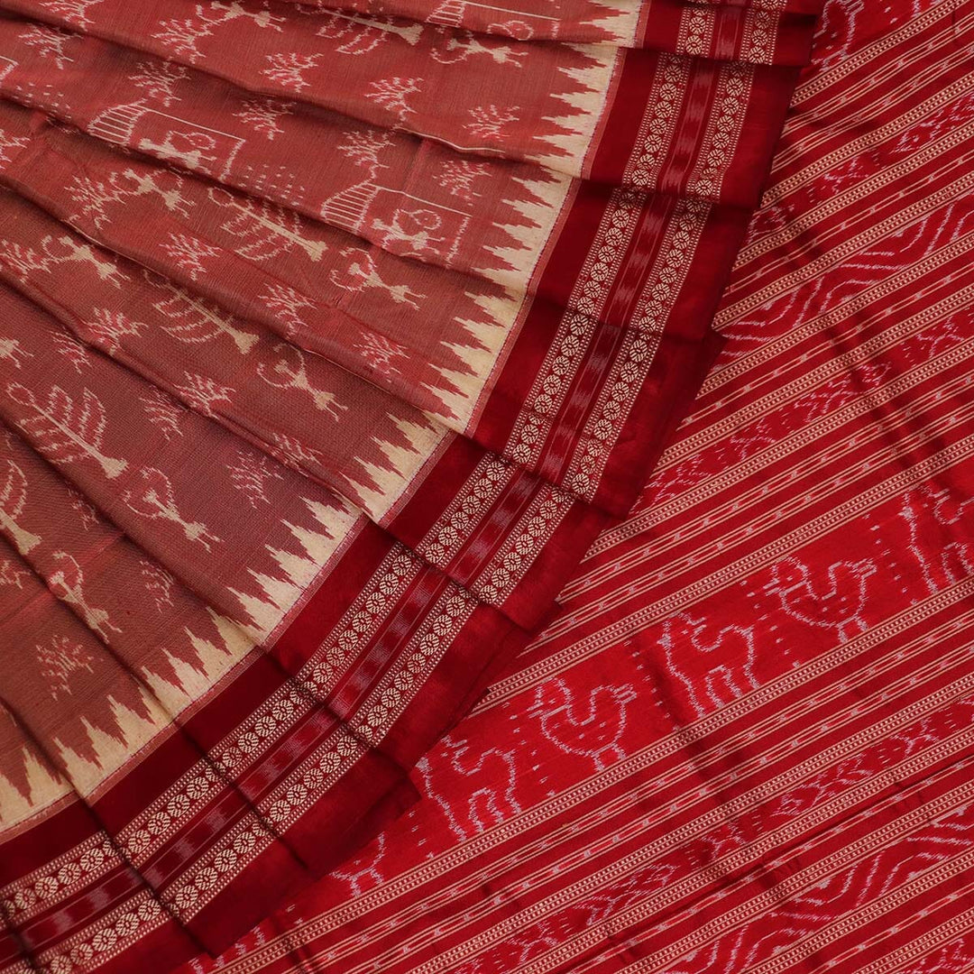 Handloom Sambalpuri Ikkat Silk Saree Handloom Saree_Sambalpuri Silk Priyadarshini Handloom