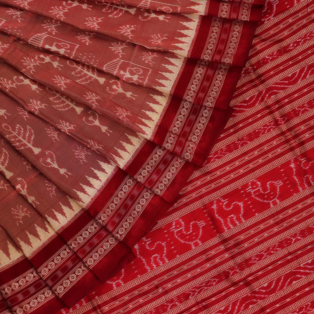 Handloom Sambalpuri Ikkat Silk Saree Handloom Saree_Sambalpuri Silk Priyadarshini Handloom 