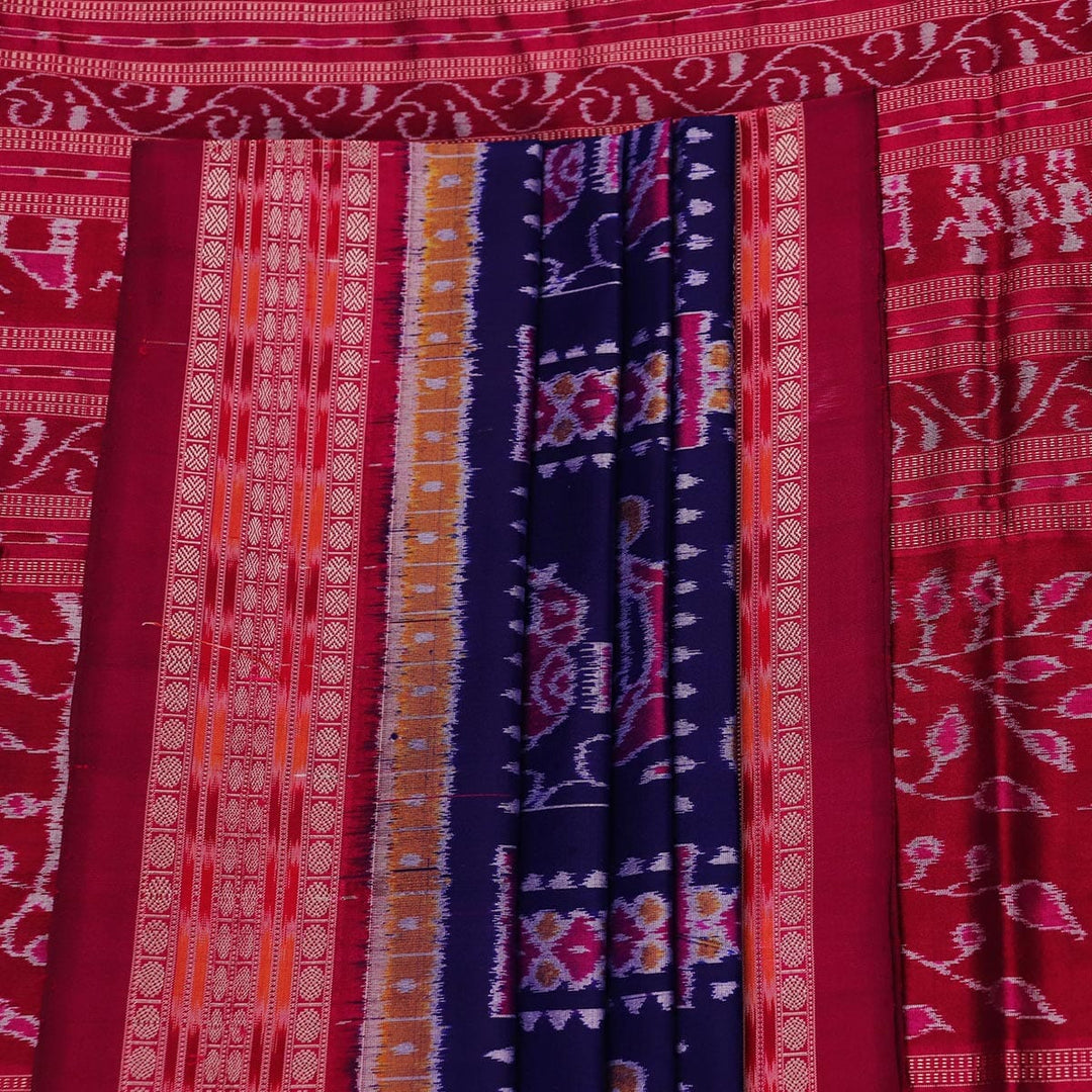 Handloom Sambalpuri Ikkat Silk Saree Handloom Saree_Sambalpuri Silk Priyadarshini Handloom
