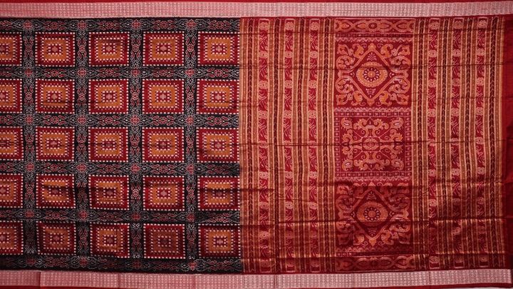 Handloom Sambalpuri Ikkat Silk Saree Handloom Saree_Sambalpuri Silk Priyadarshini Handloom 