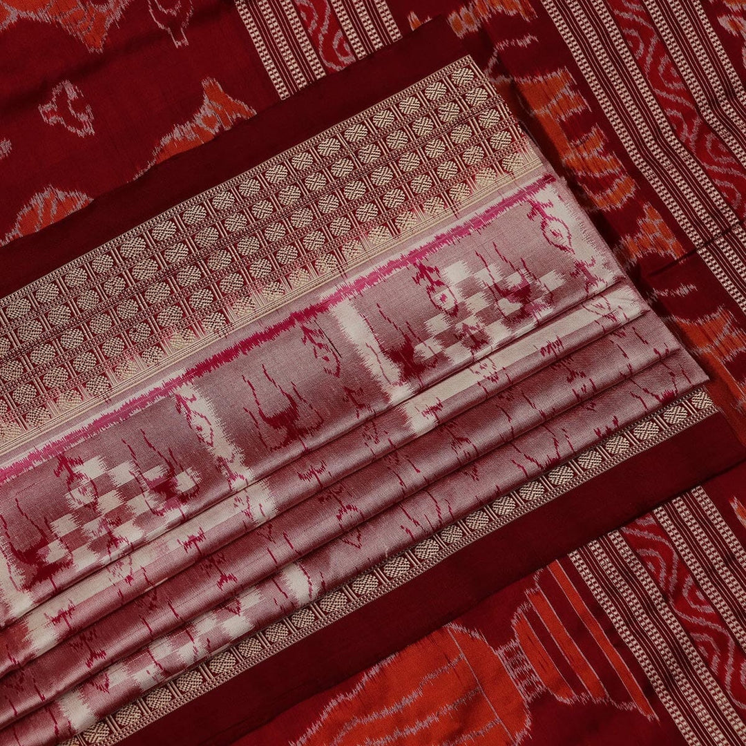 Handloom Sambalpuri Ikkat Silk Saree Handloom Saree_Sambalpuri Silk Priyadarshini Handloom