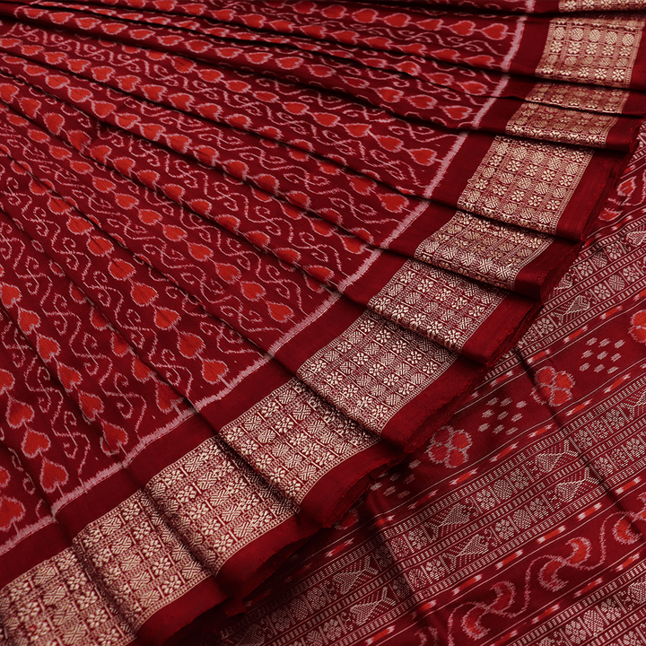 Handloom Sambalpuri Ikkat Silk Saree Handloom Saree_Sambalpuri Silk Priyadarshini Handloom