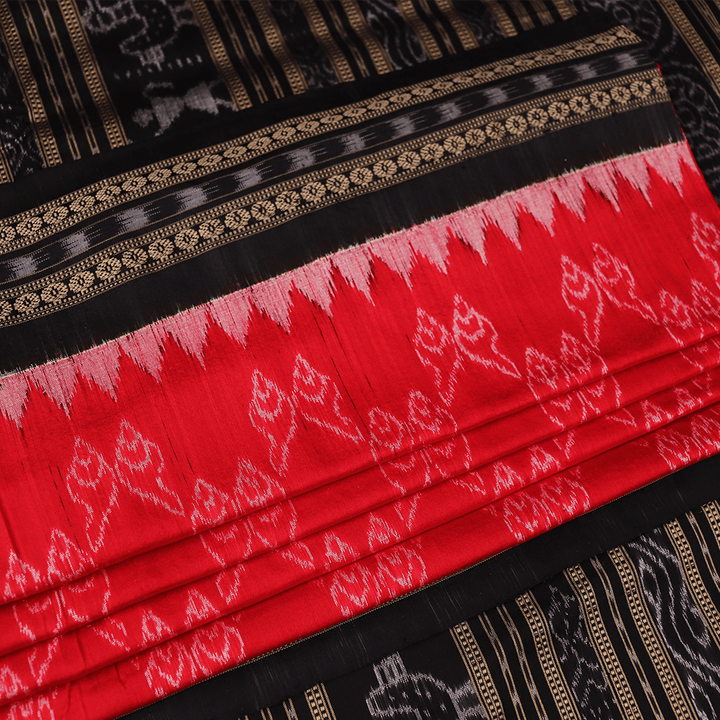 Handloom Sambalpuri Ikkat Silk Saree Handloom Saree_Sambalpuri Silk Priyadarshini Handloom 