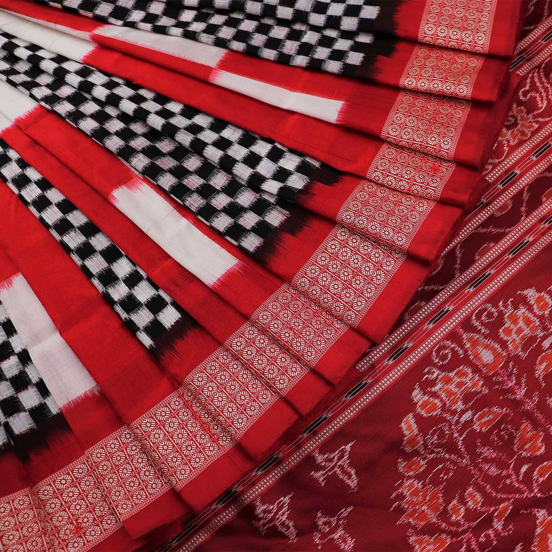 Handloom Sambalpuri Ikkat Silk Saree Handloom Saree_Sambalpuri Silk Priyadarshini Handloom