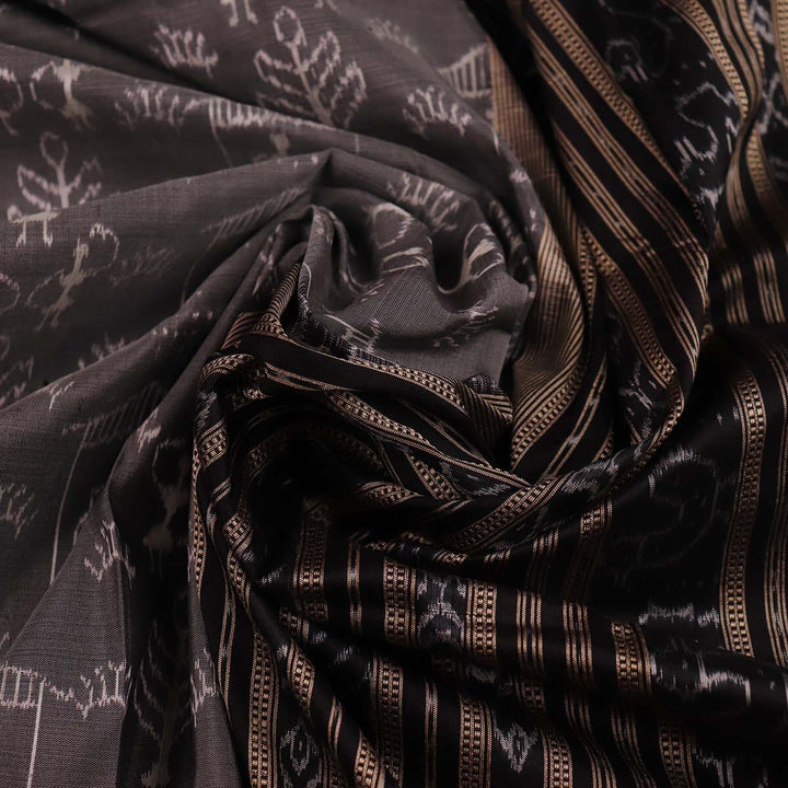 Handloom Sambalpuri Ikkat Silk Saree Handloom Saree_Sambalpuri Silk Priyadarshini Handloom