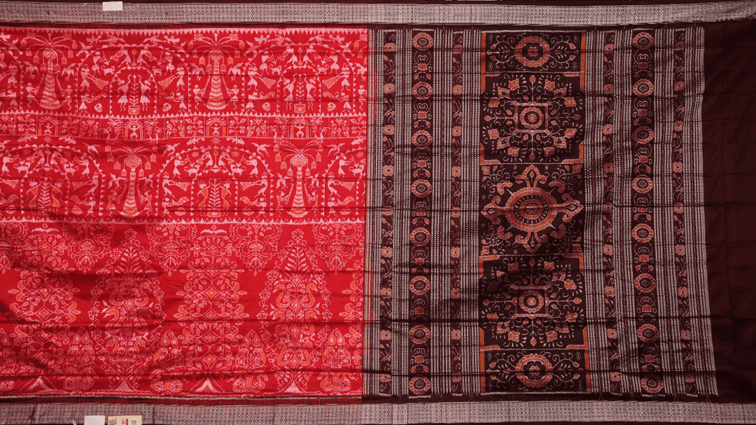 Handloom Sambalpuri Ikkat Silk Saree Handloom Saree_Sambalpuri Silk Priyadarshini Handloom