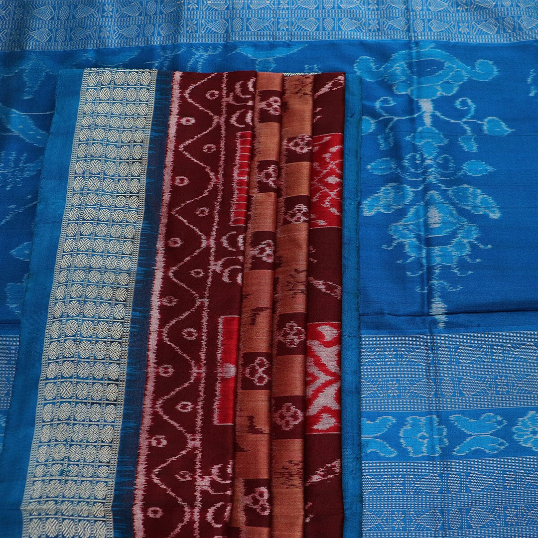 Handloom Sambalpuri Ikkat Silk Saree Handloom Saree_Sambalpuri Silk Priyadarshini Handloom