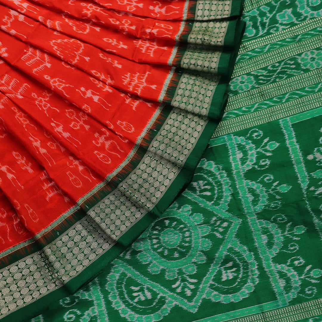 Handloom Sambalpuri Ikkat Silk Saree Handloom Saree_Sambalpuri Silk Priyadarshini Handloom