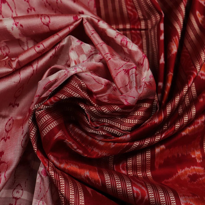 Handloom Sambalpuri Ikkat Silk Saree Handloom Saree_Sambalpuri Silk Priyadarshini Handloom