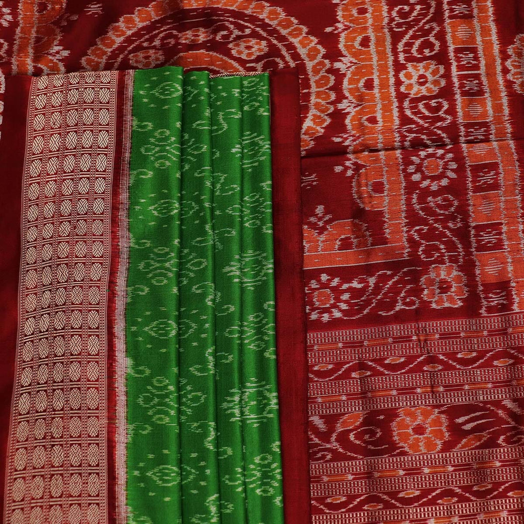 Handloom Sambalpuri Ikkat Silk Saree Handloom Saree_Sambalpuri Silk Priyadarshini Handloom