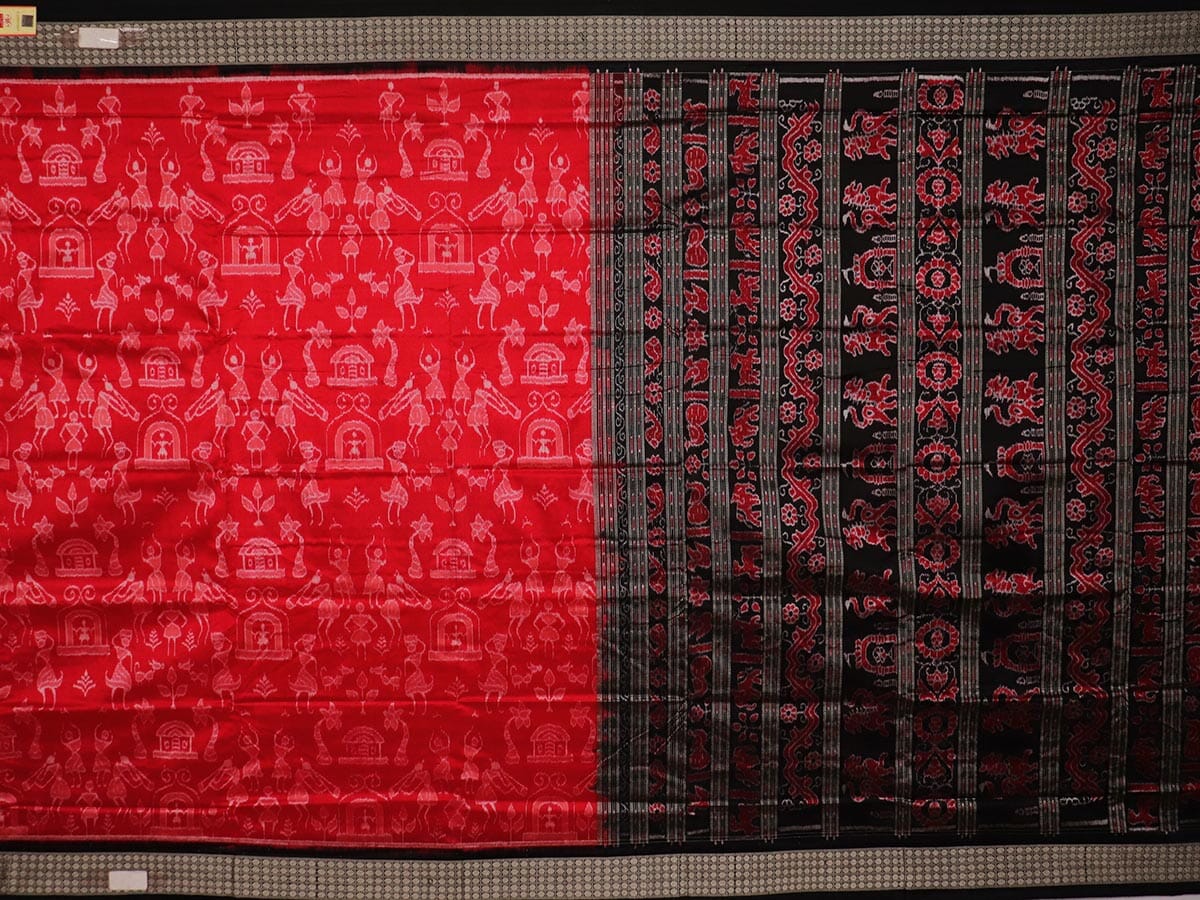 Handloom Sambalpuri Ikkat Silk Saree Handloom Saree_Sambalpuri Silk Priyadarshini Handloom