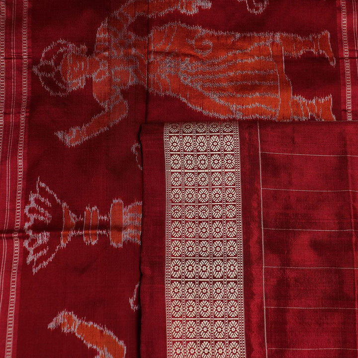Handloom Sambalpuri Ikkat Silk Saree Handloom Saree_Sambalpuri Silk Priyadarshini Handloom