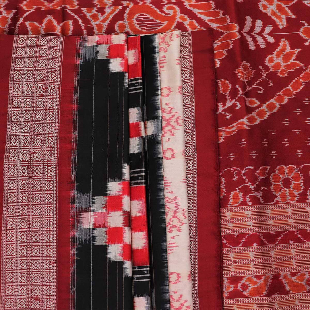 Handloom Sambalpuri Ikkat Silk Saree Handloom Saree_Sambalpuri Silk Priyadarshini Handloom