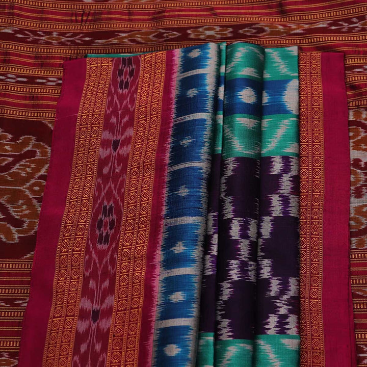Handloom Sambalpuri Ikkat Silk Saree Handloom Saree_Sambalpuri Silk Priyadarshini Handloom