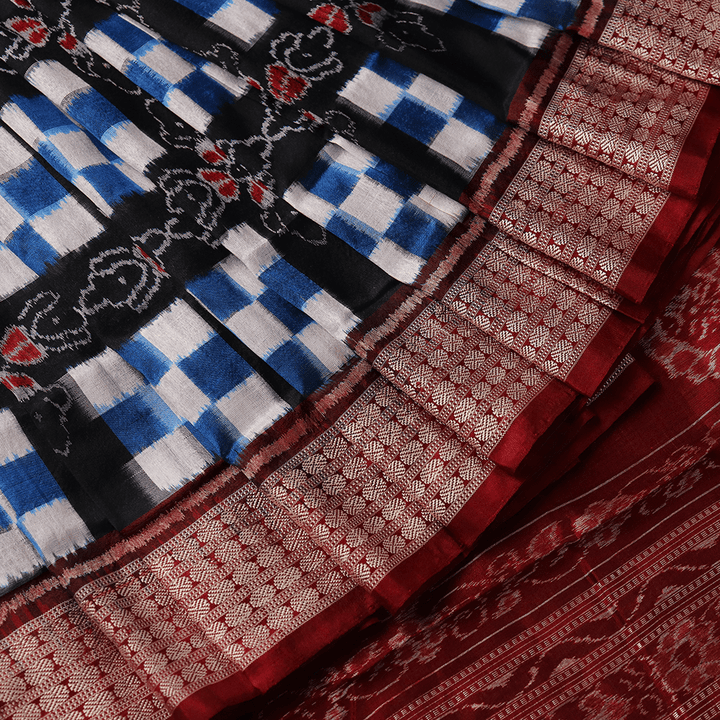 Handloom Sambalpuri Ikkat Silk Saree Handloom Saree_Sambalpuri Silk Priyadarshini Handloom