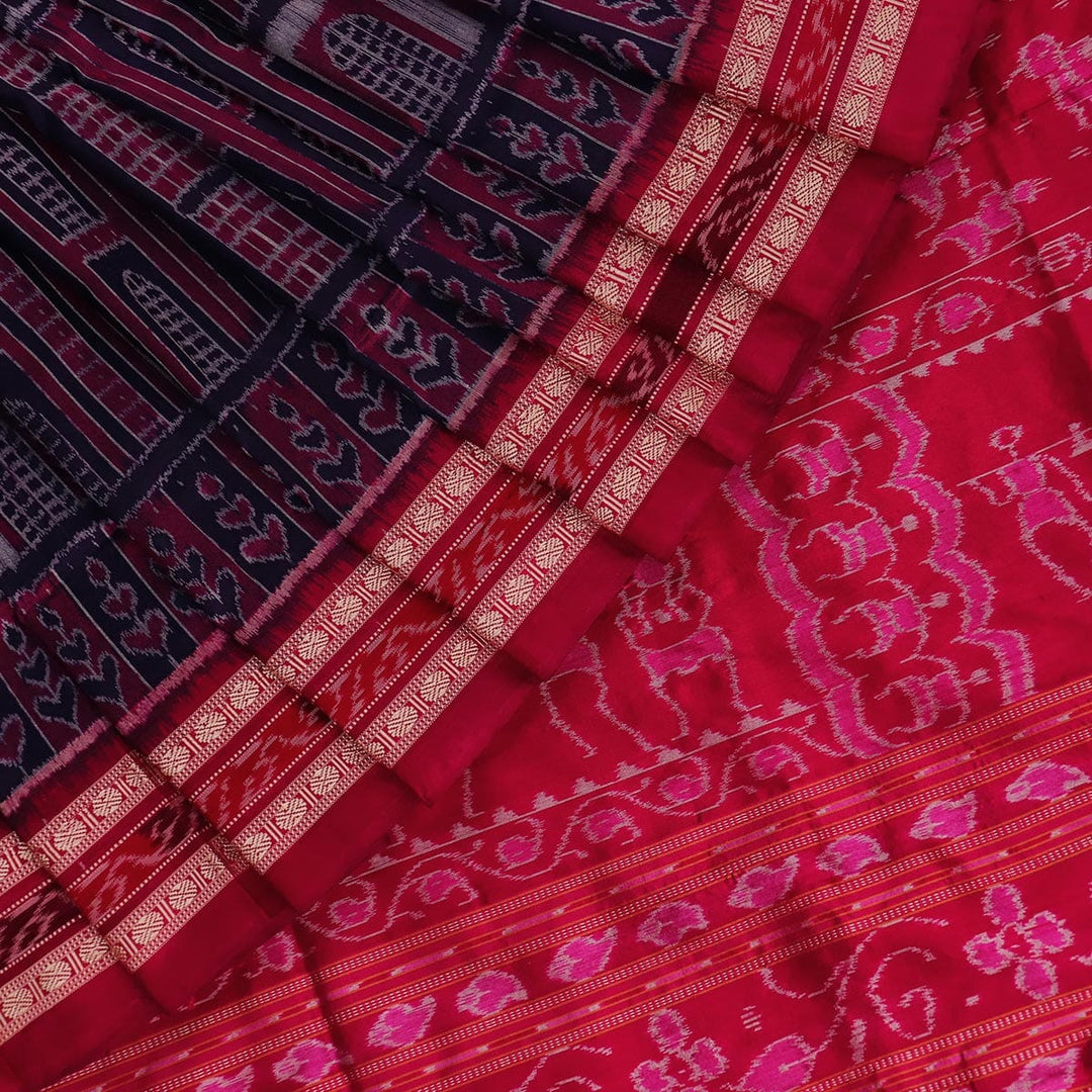 Handloom Sambalpuri Ikkat Silk Saree Handloom Saree_Sambalpuri Silk Priyadarshini Handloom