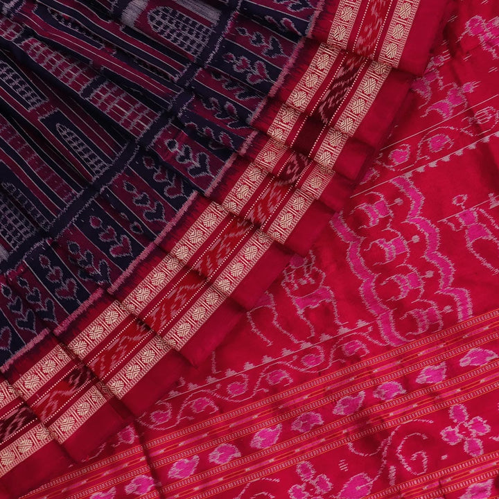 Handloom Sambalpuri Ikkat Silk Saree Handloom Saree_Sambalpuri Silk Priyadarshini Handloom