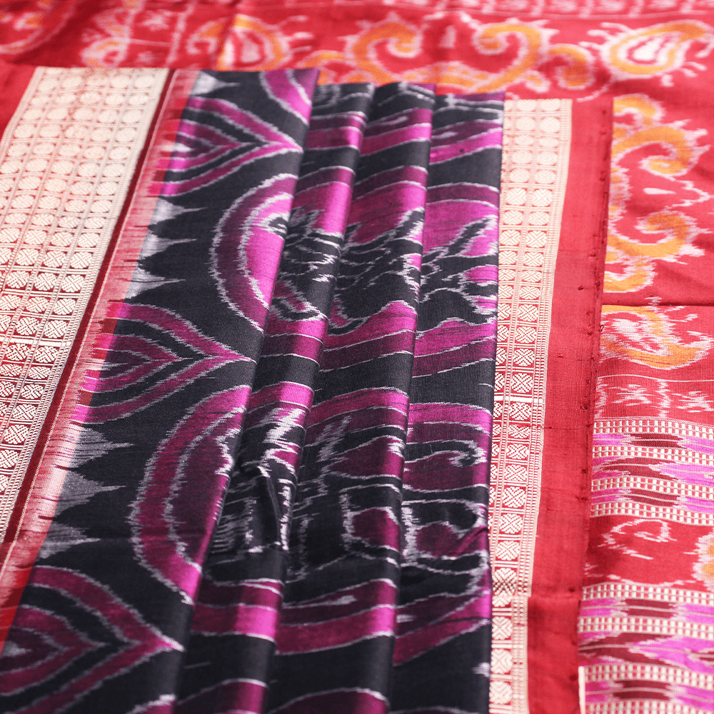 Handloom Sambalpuri Ikkat Silk Saree Handloom Saree_Sambalpuri Silk Priyadarshini Handloom