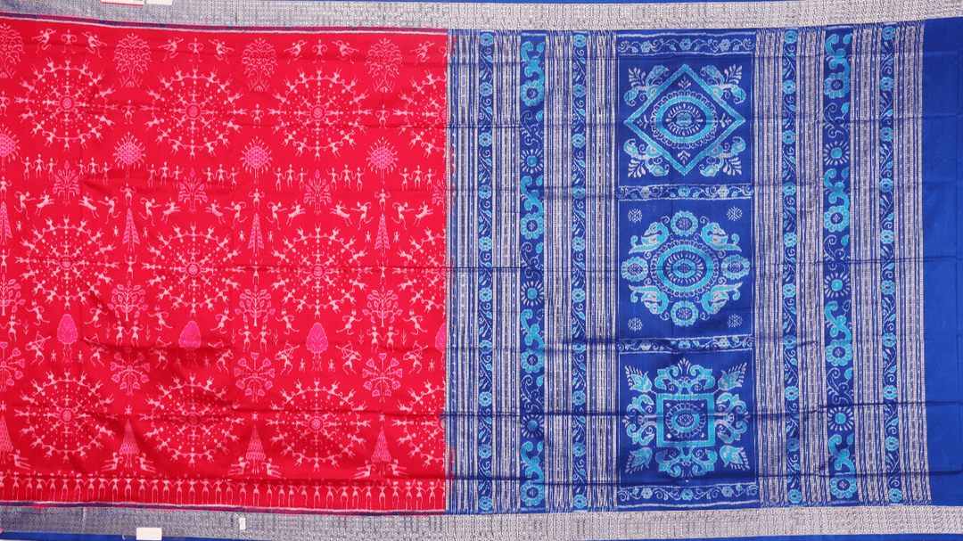 Handloom Sambalpuri Ikkat Silk Saree Handloom Saree_Sambalpuri Silk Priyadarshini Handloom