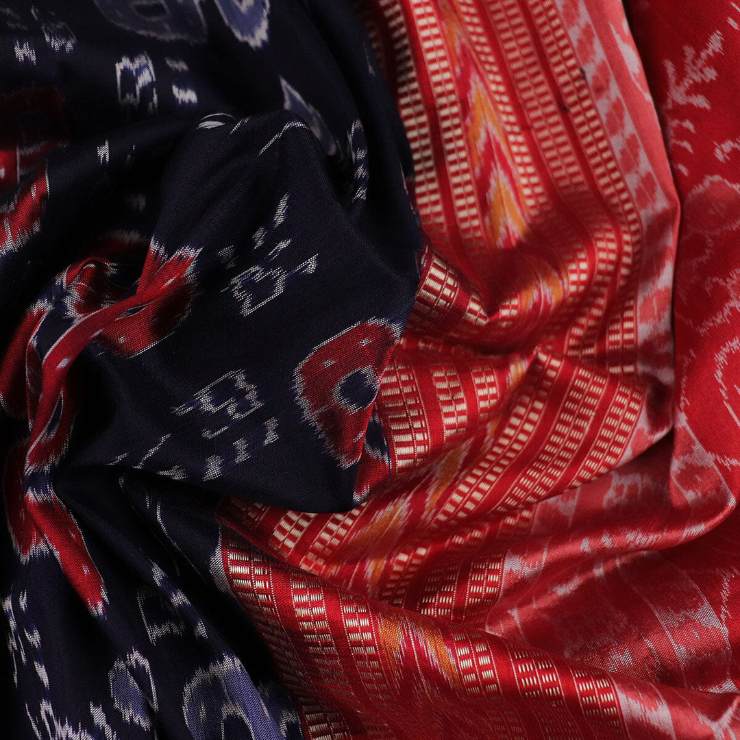 Handloom Sambalpuri Ikkat Silk Saree Handloom Saree_Sambalpuri Silk Priyadarshini Handloom