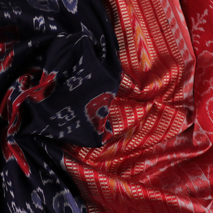 Handloom Sambalpuri Ikkat Silk Saree Handloom Saree_Sambalpuri Silk Priyadarshini Handloom