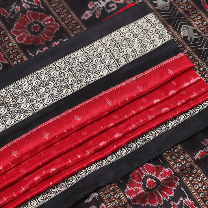 Handloom Sambalpuri Ikkat Silk Saree Handloom Saree_Sambalpuri Silk Priyadarshini Handloom