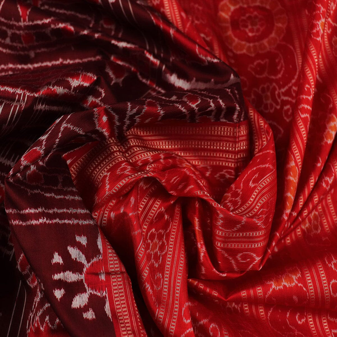 Handloom Sambalpuri Ikkat Silk Saree Handloom Saree_Sambalpuri Silk Priyadarshini Handloom 